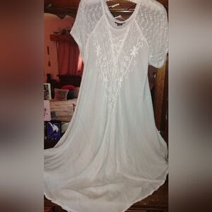 Elegant White Asymmetrical Dress